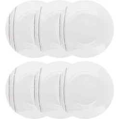 Lot de 6 assiettes creuses 