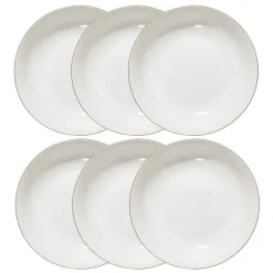 Lot de 6 assiettes creuses 