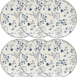 Lot de 6 assiettes plates 