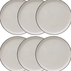 Lot de 6 assiettes plates 