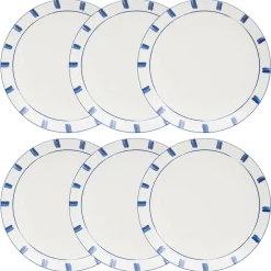 Lot de 6 assiettes plates  