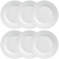Lot de 6 assiettes plates 