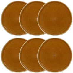 Lot de 6 assiettes plates 