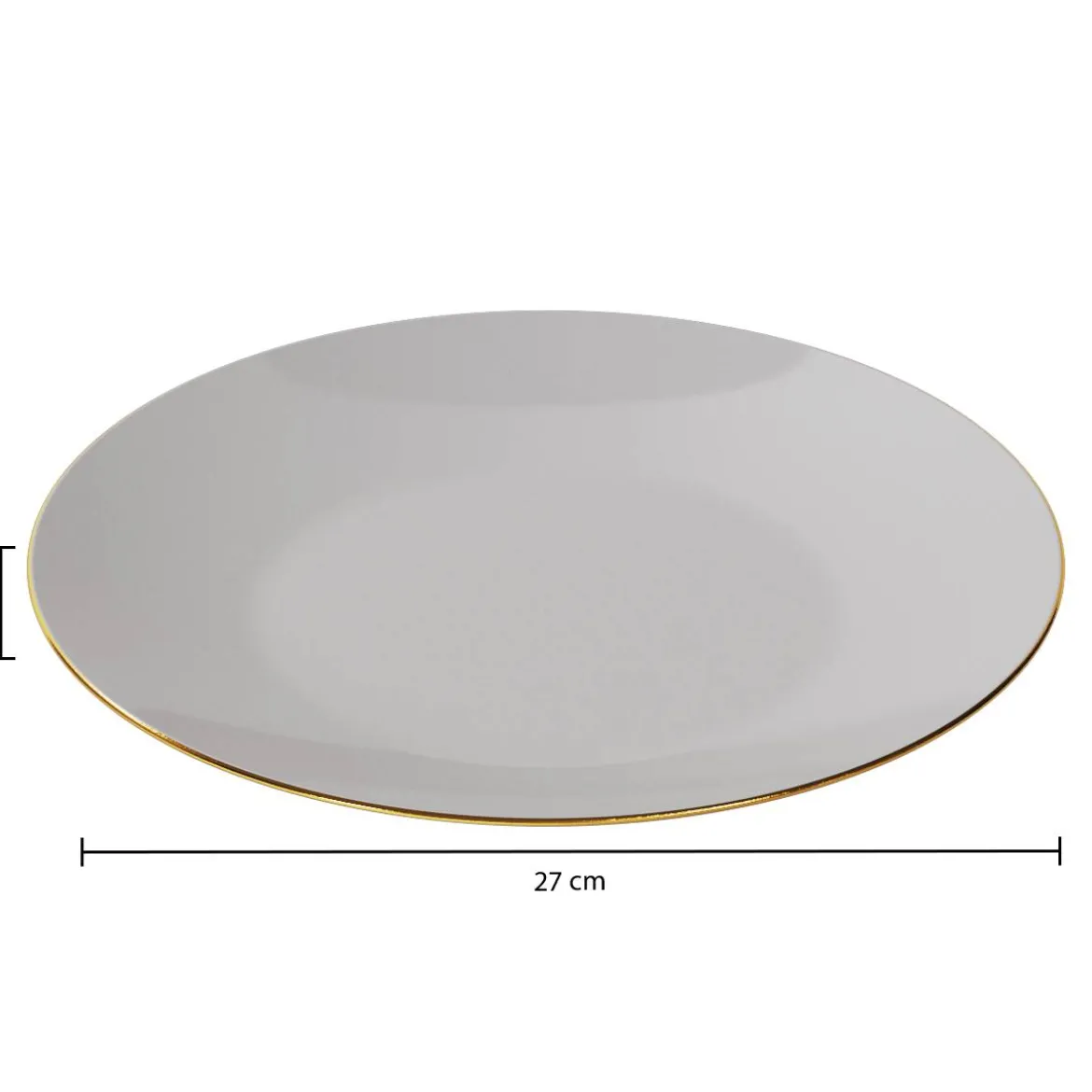 Lot de 6 assiettes plates "Petit Salon"