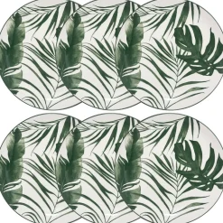 Lot de 6 assiettes plates 