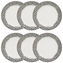 Lot de 6 assiettes plates