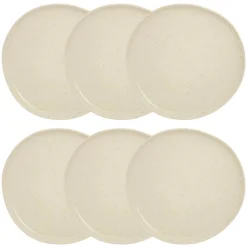 Lot de 6 assiettes plates