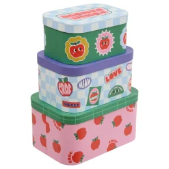 Lot de 3 boîtes de rangement 