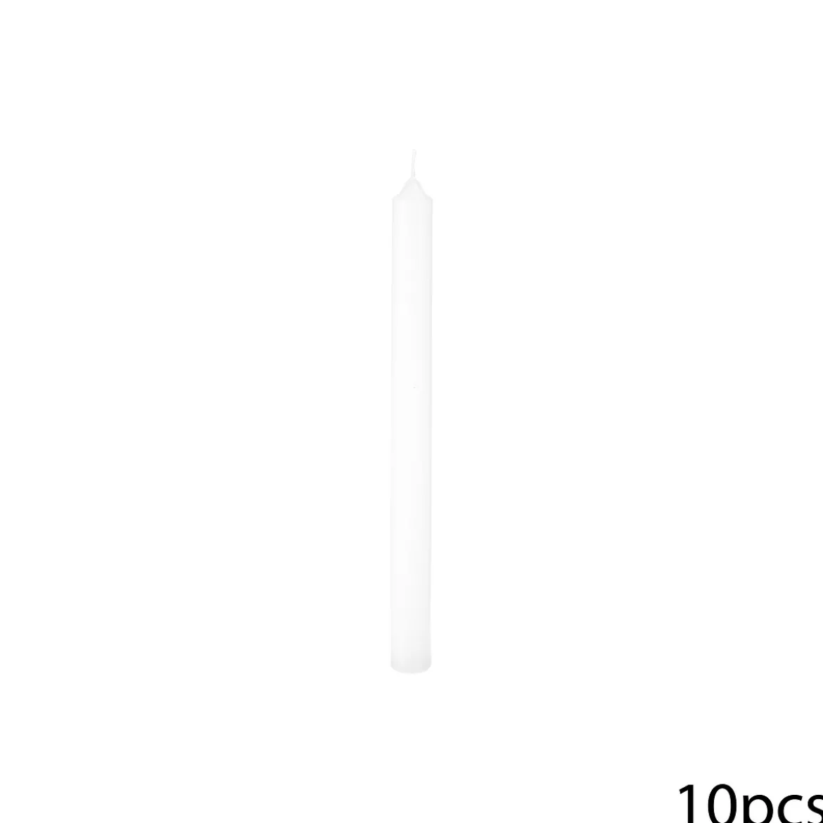 Lot de 10 bougies bâtons