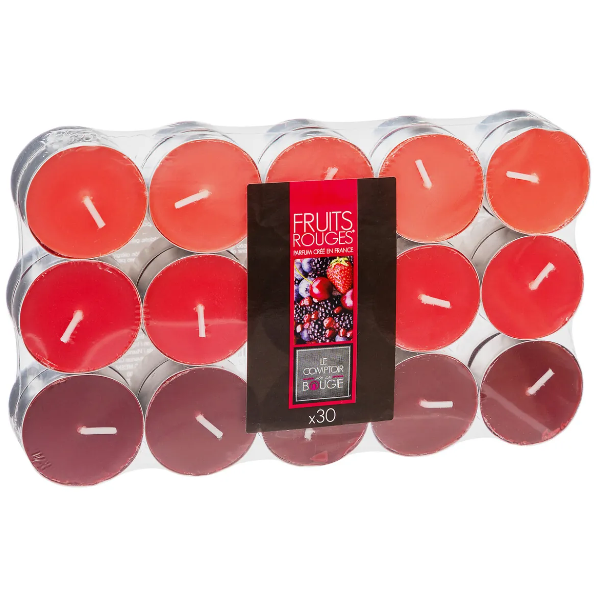 Lot de 30 bougies parfumées