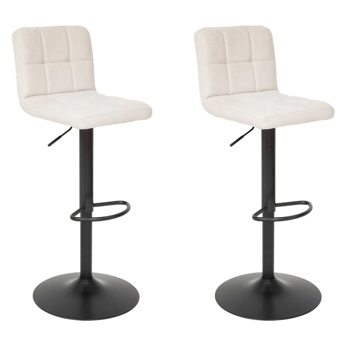 Lot de 2 chaises de bar "Delek"