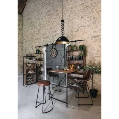 Lot de 2 chaises de bar 
