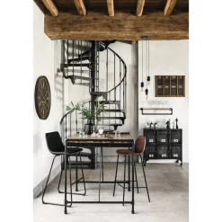 Lot de 2 chaises de bar 