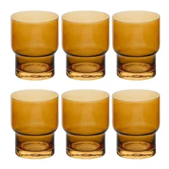 Lot de 6 gobelets bas  "Ella"