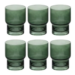 Lot de 6 gobelets bas  "Ella"