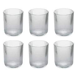 Lot de 6 gobelets bas  "Ema"