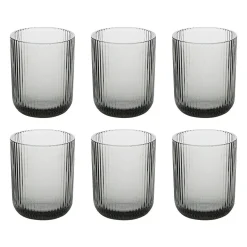 Lot de 6 gobelets bas  "Ema"