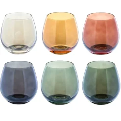 Lot de 6 gobelets bas  "Lucia"