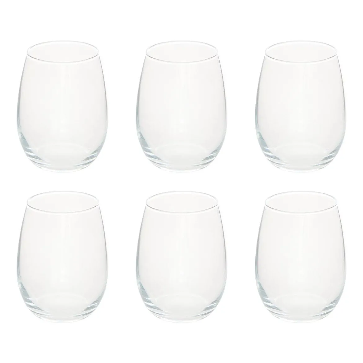 Lot de 6 gobelets bas "Nic'Eau"