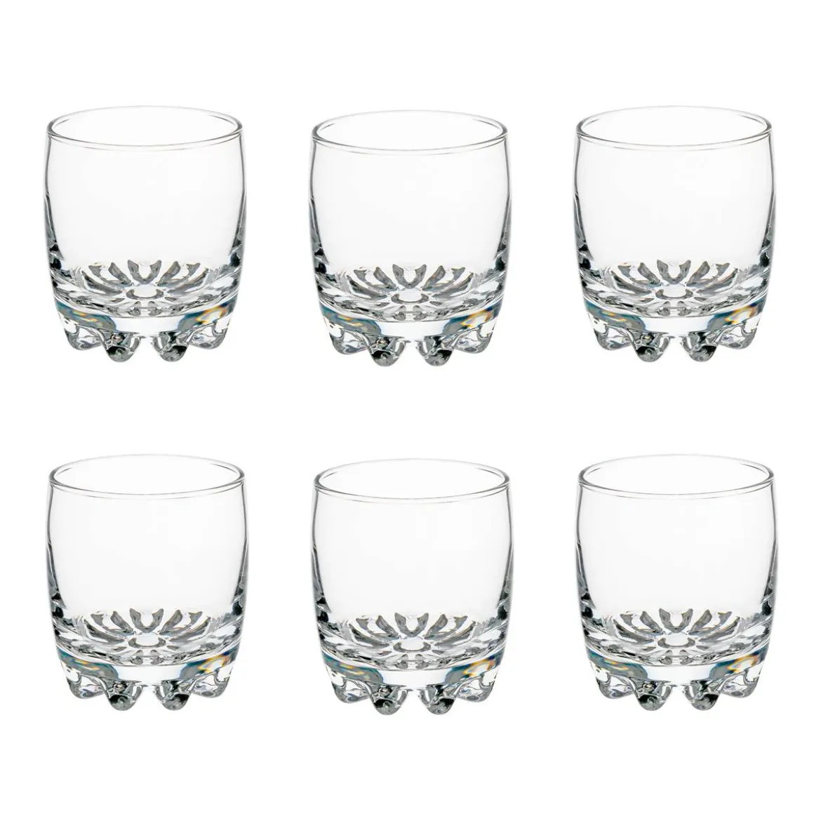 Lot de 6 gobelets bas "Tin'Eau"