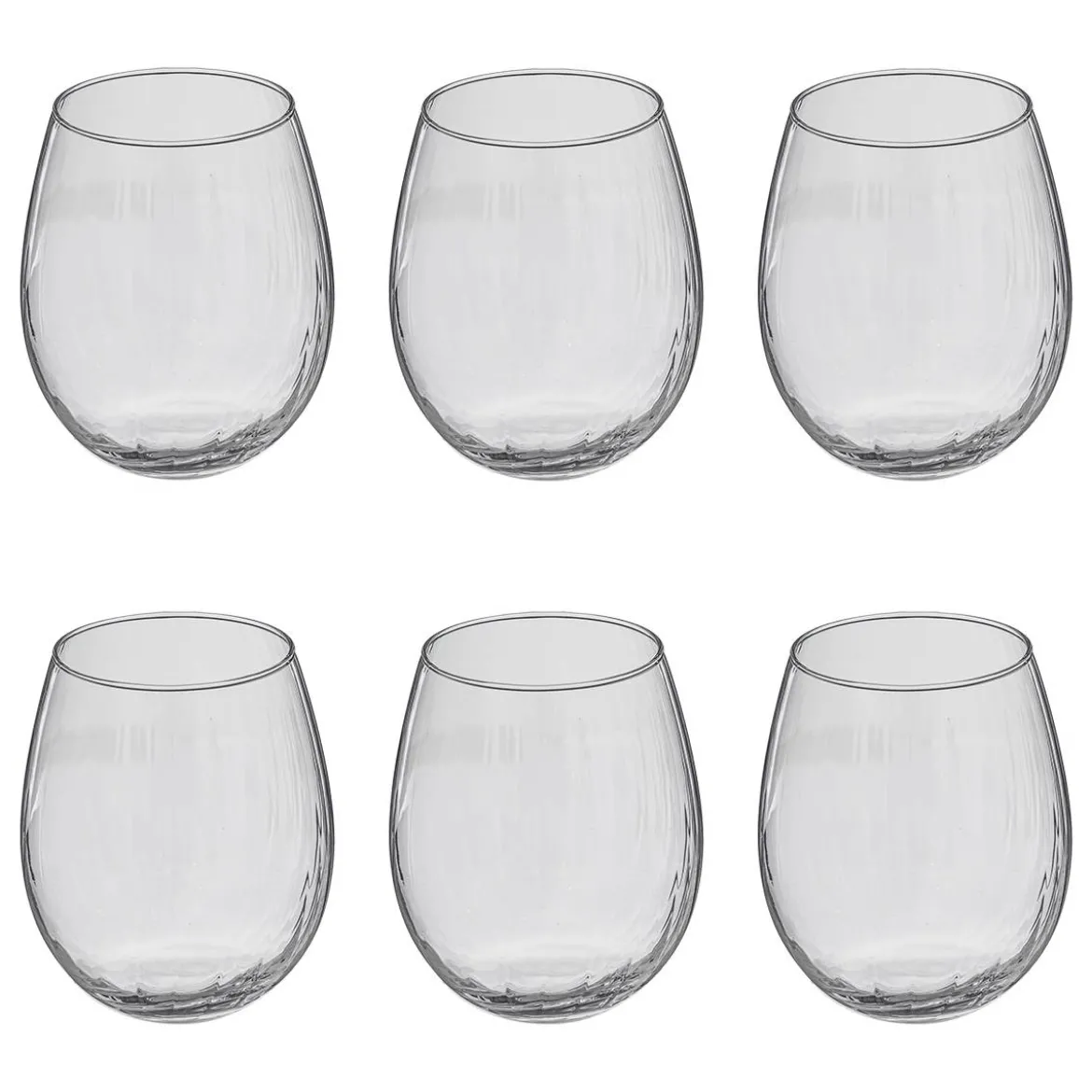 Lot de 6 gobelets bas "Volta"