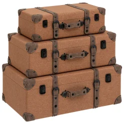 Lot de 3 malles 