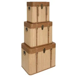 Lot de 3 malles "Sylia"