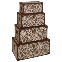 Lot de 4 malles 