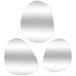 Lot de 3 miroirs organiques 