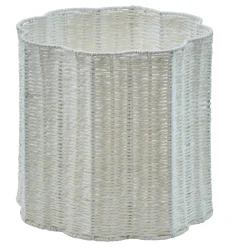 Lot de 3 paniers de rangement "Fleur de rose"