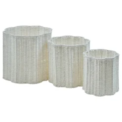 Lot de 3 paniers de rangement 