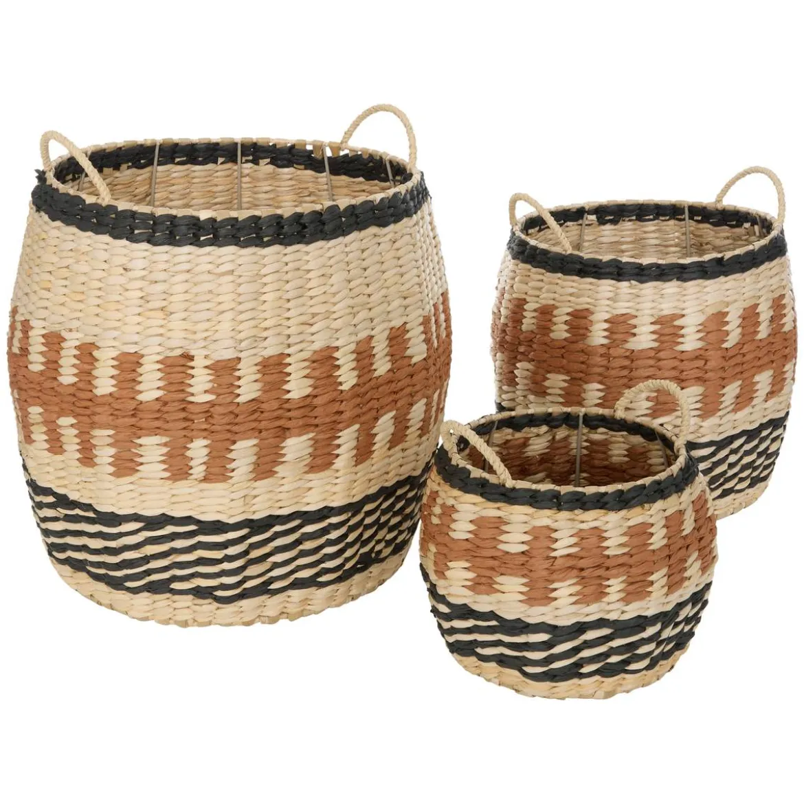 Lot de 3 paniers "Wonja"