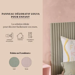 Lot de 2 panneaux décoratifs enfant 