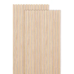 Lot de 2 panneaux décoratifs tasseaux bois "Colva"