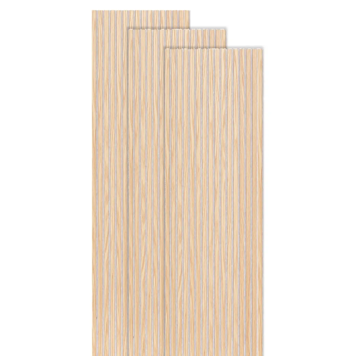 Lot de 3 panneaux décoratifs tasseaux bois "Colva"