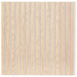 Lot de 3 panneaux décoratifs tasseaux bois 
