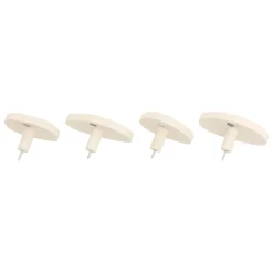 Lot de 4 patères organiques 