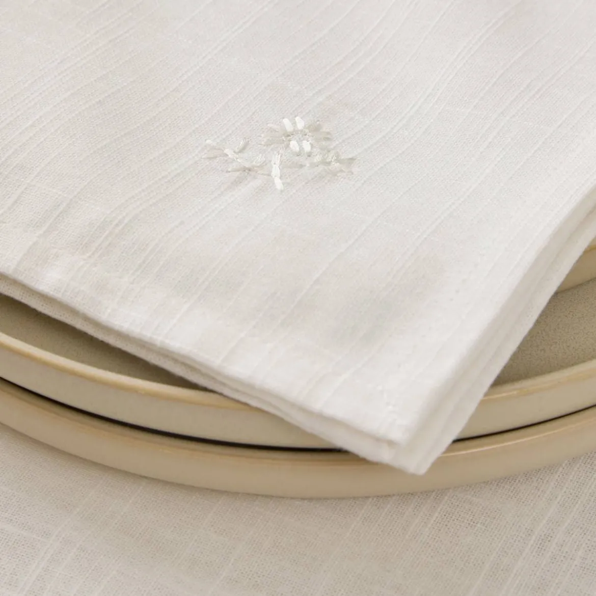Lot de 4 serviettes de table "Joy"