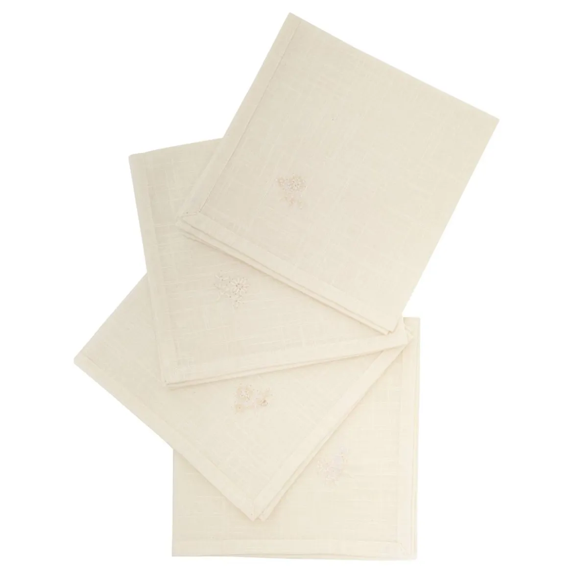 Lot de 4 serviettes de table "Joy"
