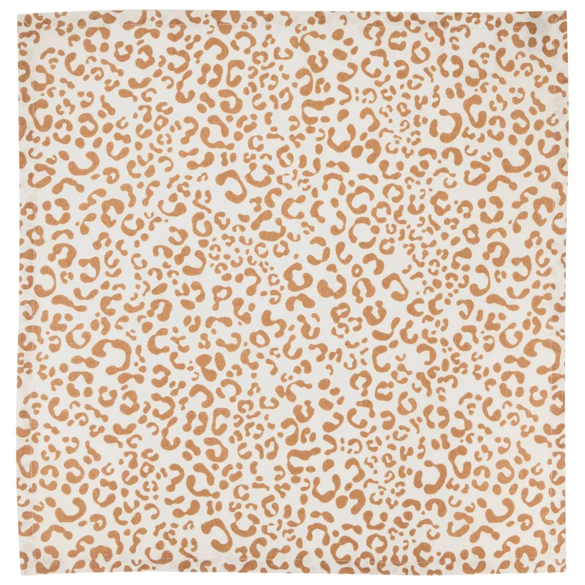 Lot de 4 serviettes de table "Leopadi"