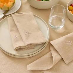 Lot de 4 serviettes de table 