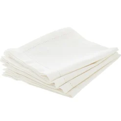 Lot de 4 serviettes de table "Chambray"