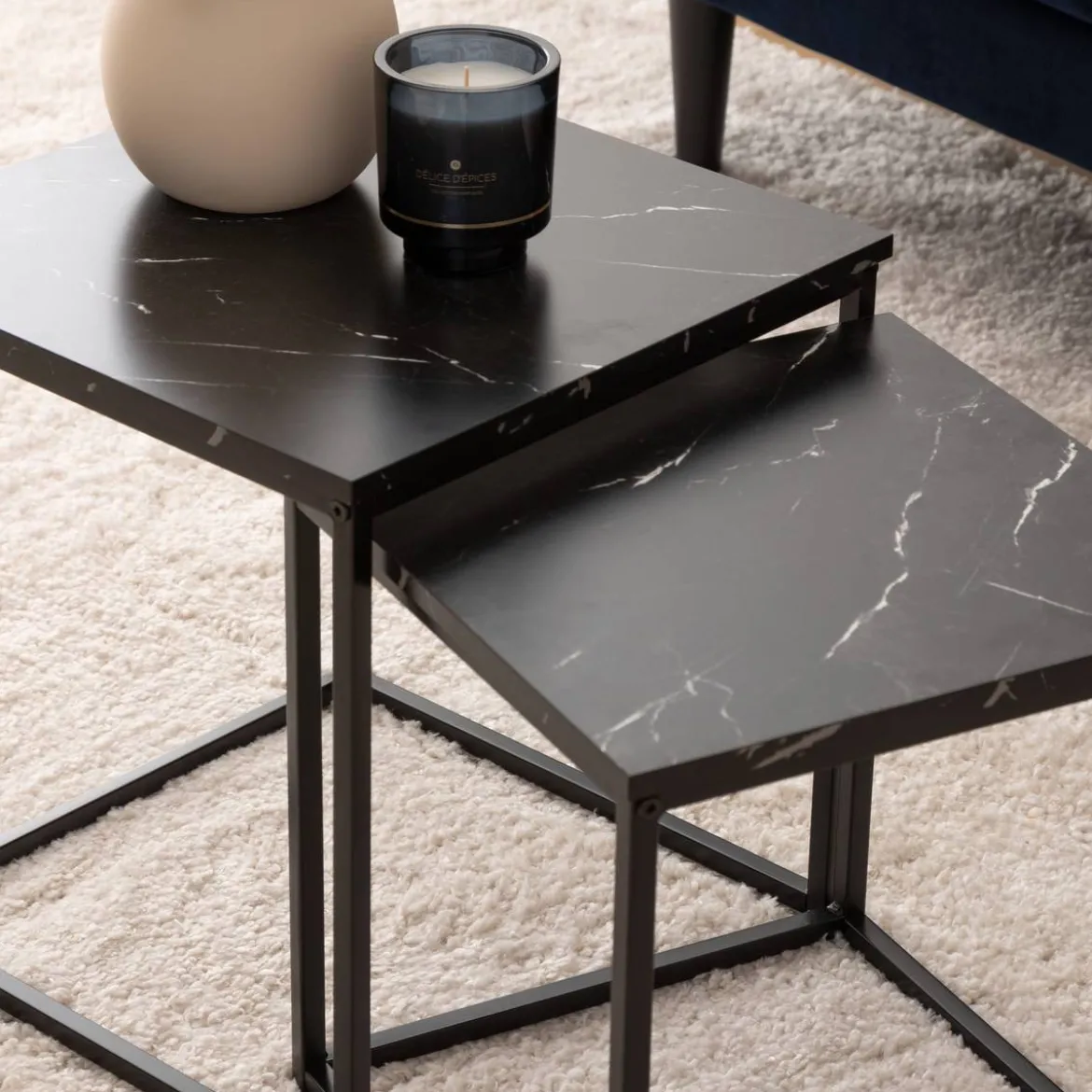 Lot de 2 tables basses "Jones"