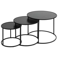 Lot de 3 tables d'appoint 