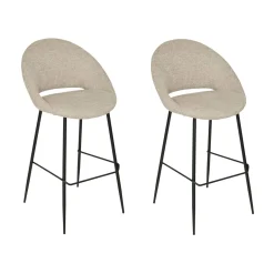 Lot de 2 tabourets de bar "Amago"