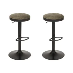 Lot de 2 tabourets de bar