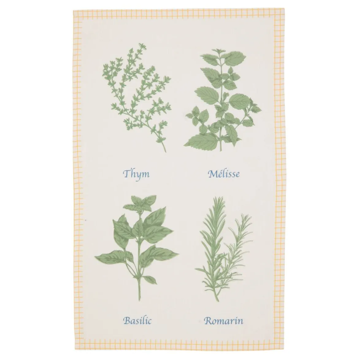 Lot de 3 torchons "Garrigue"
