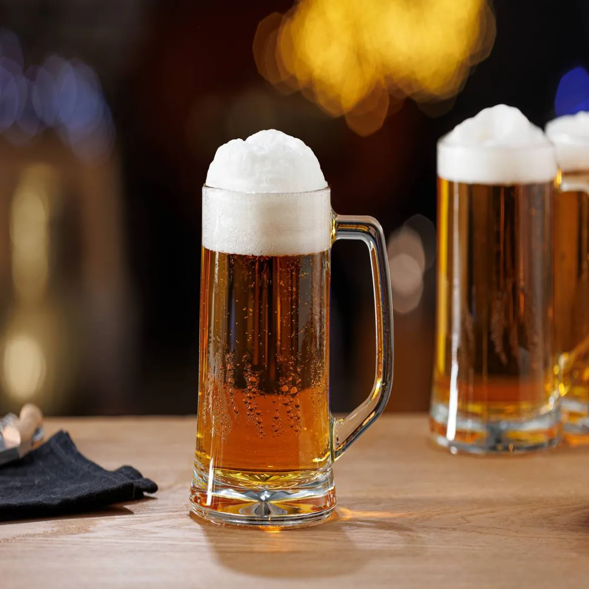 Lot de 4 verres à bière "Biere"