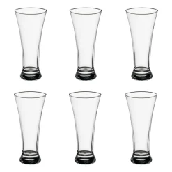 Lot de 6 verres à bière "Bier"