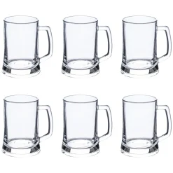 Lot de 6 verres à bière  "Raphael"
